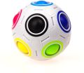 Rainbow Ball Magic Cube Fidget Toy Puzzle Magic Rainbow Ball Puzzle Fun Fidget.