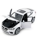 1/24 BMW X6 X6M Coupe Alloy Sports Car Model Diecast Metal Toy Vehicles Car Model High Simulation Collection Childrens Toys Gift. 