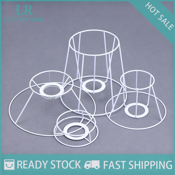 Lamp%20Lampshade%20Shade%20Wire%20Frame%20DIY%20Guard%20Ring%20Light%20Cage%20Holder%20Bulbpendant%20Drum%20Table%20Metal%20Vintage%20Cover%20Round%20Ceiling%20Iron%20-%20Image%205