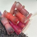 HERORANGE Cute Mushroom Shaped Lip Glaze Long Lasting Moisturizing Water Mirror Lip Gloss Silky Muddy Lip Tint. 