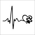 life goes on Bumper Stickers Creative Cute Funny Electric Car Motorcycle Heartbeat Rear Window Glass Automobile Sticker Bumper Stickers Paper. 