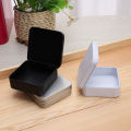 Mini Metal Tins Container Square Hinged Flip Storage Tin Box Small Kit Case.