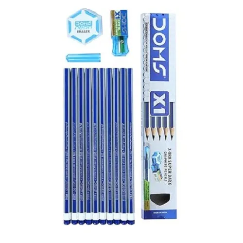 DOMS%20X1%20X-tra%20Super%20Dark%20Pencil%2010%20PC%20Box%20-%20Image%202