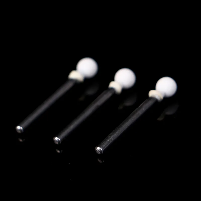12-Piece Dental Flame White Stone Polishing FG Burs – SANDENT Abrasion Points