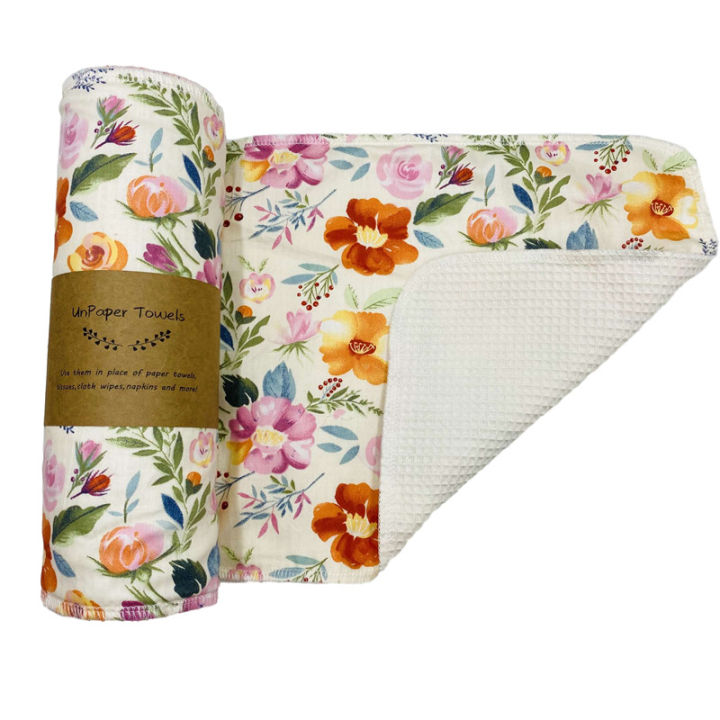 Reusable%20Paper%20Towels,Washable%202%20Ply%20Cotton%20Cleaning%20Cloths,Kitchen%20Dishcloths%20Bamboo%20Unpaper%20Towels%20Alternative%20-%20Image%203