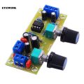 High-precision Single supply low pass filter board subwoofer preamp board 2.1 channel DC 10-24v 22hz-300hz. 