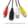 CVBS Converter USB Video Capture Card USB 2.0 Audio Video Converter Accessories for Computer DVD Camcorder. 