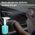 Electric Adjustable Blue Light Disinfection Atomizer Sterilizer Spray Pot. 