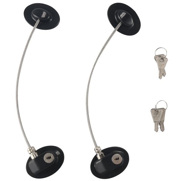 Pieces Child Safety Lock Fridge Lock Restrictor Safety Locks Adhesive  Freezer Door Lock Window Non-punching Lock Baby Safety Children Protection 