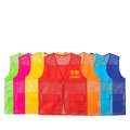Reflective mesh breathable thin volunteer outdoor promotional spare vest. 