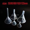 【The road to happiness Store】PP Plastic lab funnel transparent for laboratory kitchen garage grade 50-60-90-100-120mm opening 2sets/pack. 