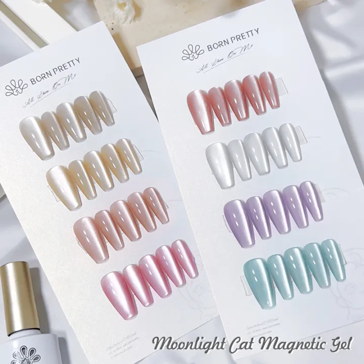 BORN%20PRETTY%2010ml%20Double%20Light%20Moonlight%20Cat%20Magnetic%20Gel%20Nail%20Polish%20Set%20White%20Silver%20Light%20Nails%20Soak%20Off%20UV%20LED%20UV%20Gel%20Kit%20-%20Image%202