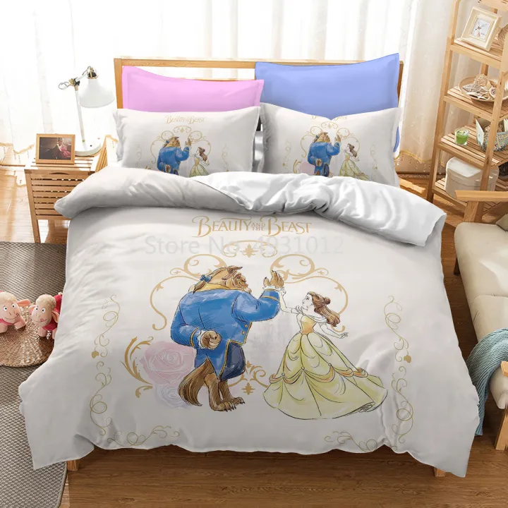 Disney%20Beauty%20and%20The%20Beast%20Snow%20White%20Princess%20Bedding%20Set%20Quilt%20Duvet%20Cover%20for%20Kids%20Bedroom%20Decor%20Single%20Twin%20King%20Set%20-%20Image%202