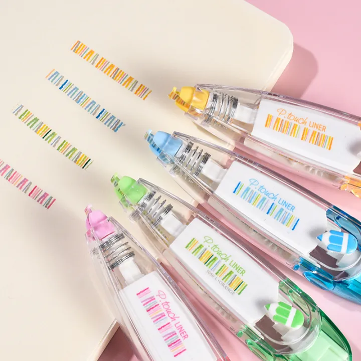 Erasable%20Highlighter%20Colorful%20Tape%20Student%20Office%20Reading%20Mark%20Sticker%20LINER%20DOT%206mm*4M%20-%20Image%202