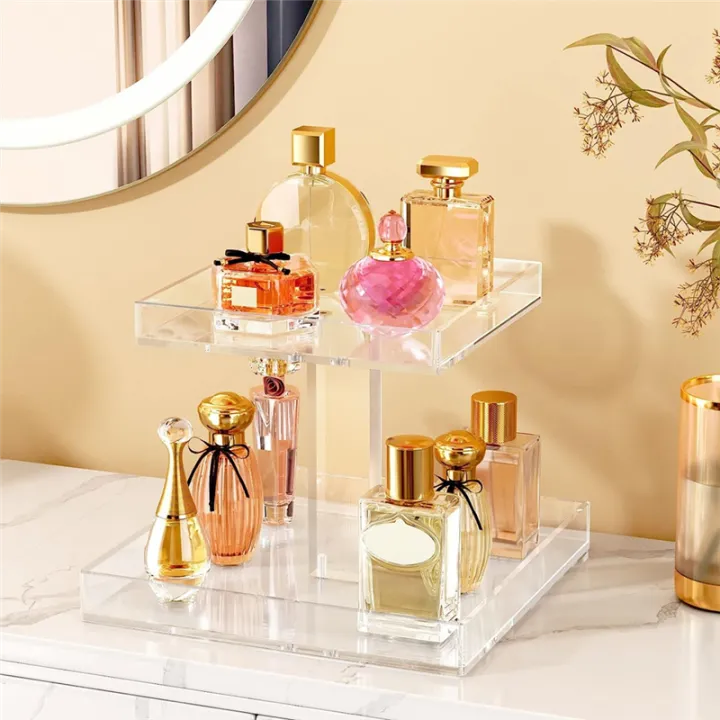 2-Tier%20Perfume%20Organizer%20for%20Dresser%20and%20Countertop%20Sturdy%20Acrylic%20Bathroom%20Organizer%20Countertop%20Cosmetic%20Storage%202-Tier%20Perfume%20Tray%20-%20Image%202