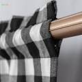 Half Window Tier Curtains for Bathroom Window Covering 137x61cm 1 Panle. 