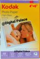 Kodak Glossy Photo Paper 4X6 inches (4R) Size - 230 GSM 100 Sheets Pack. 