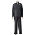 Anime Jujutsu Kaisen Gojo Satoru Cosplay Costume Glasses High School Uniform Wig Suit Halloween Costume Men Adult. 