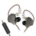 KZ ZSN Pro Metal Earphone 1BA+1DD Hybrid in Ear Earphones With Mic.