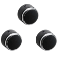 3Pcs A/C Control Switch Panel Knob for Ferrari 458 Italia Spider F12.