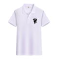 Summer Men's Manchester United Football Training Casual Polo Shirt Trendy and Versatile Breathable T-shirt. 