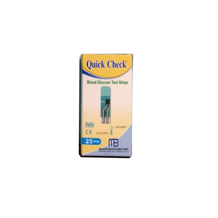 QUICK%20CHECK%20Blood%20Glucose%20Monitor%20Test%20Strips/Diabetics%20Machine%20Test%20Strips/Glucometer%20Strip%20-%2025%20pcs%20-%20Image%203