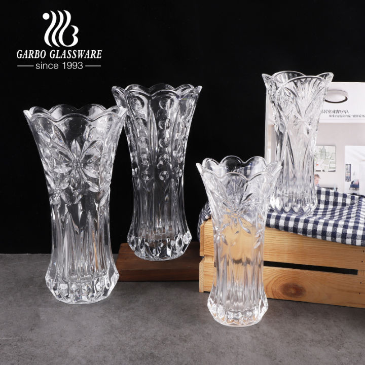 7.5''%20Inch%20Glass%20Vases%20For%20Home%20Decor%20Clear%20Height%20Glass%20Crystal%20Vases%20-%20Flower%20Vase%20-%20Image%202
