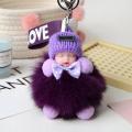 【HOT】 Cute Plush Keychain Sleeping Baby Doll Keychain Plush Kpop Accessories Pompom Keyring Toys For Girls Kawaii Keychain Bag Pendant.