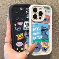 Cartoon Lovely Disney Stitch Phone Case For iPhone 15 14 13 12 11 Pro Max XR XS X 7 8 Plus SE2 Soft Shockproof Cover. 