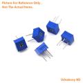 3Pcs- 3386 103 10K Ohm Potentiometer 3 Pin Square Shape 10K 103 1/2W Potentiometer Top Adjustment Variable Resistors 10K Ohm 103 Trimpot Trimmer Potentiometer Trim Pot Electrical Circuitry & Parts. 