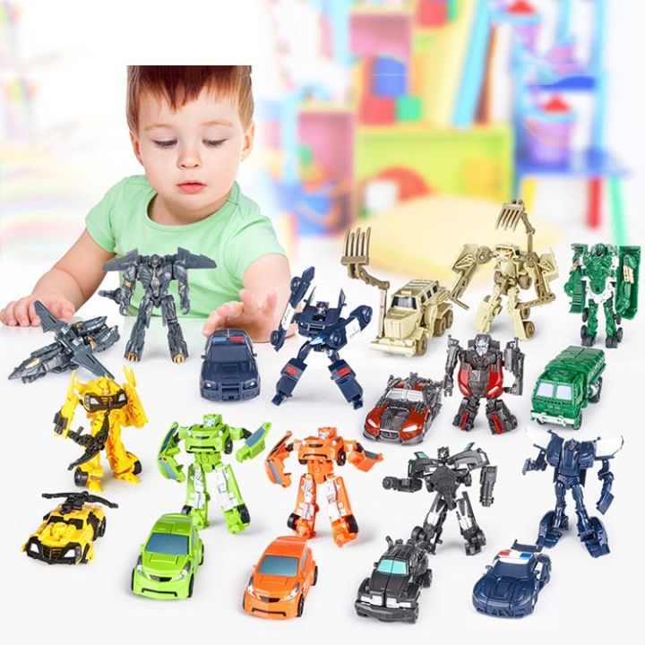 Mini Transformation Cars Kid Classic Robot Car Toys Action & Toy ...