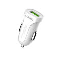 LDNIO 12W Fast Car Charger, Fast Charging Port USB-A, USB Car Charger with USB-A to Type-C Cable.