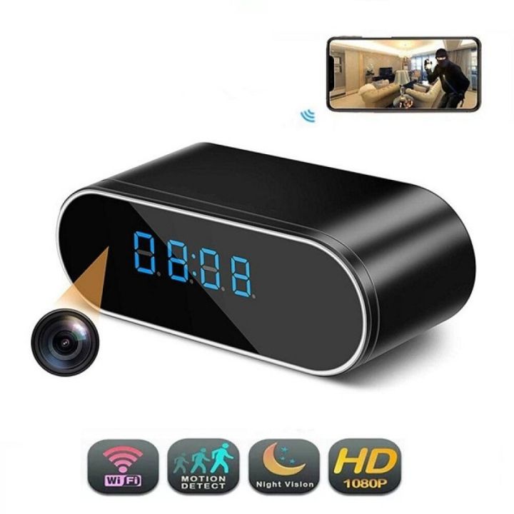Wifi ip Table Clock Video Camera 1080p | Daraz.com.bd
