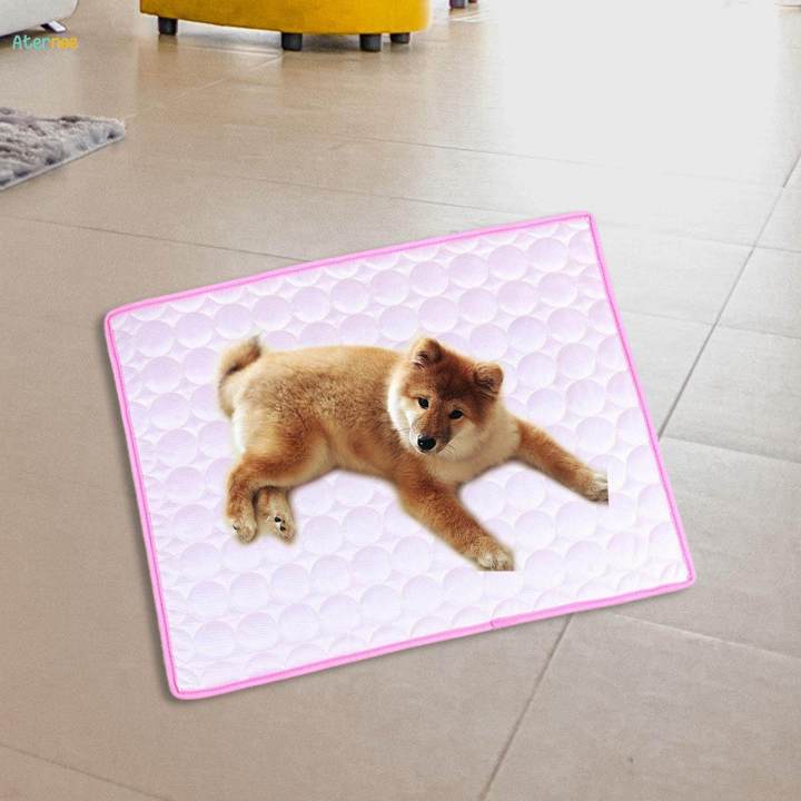 Dog%20Cooling%20Mat%20Dog%20Bed%20Sleeping%20Pad%20Cooling%20Cushion%20for%20Car%20Puppy%20Floor%20Outdoor%20,%20pink%20XL%20-%20Image%205