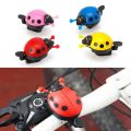 Cute Cartoon Ladybug Shaped Bike Bell Children Balance Car Bicycle Hand Press Small Bells Easy Operation Sports Bike Accessories.