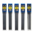 1-12Pcs 0.3 0.5 0.7 0.9 1.3 2.0mm HB Replacement Refill Leads Refill for Mechanical Pencil Drawing Automatic Pencils Stationery.