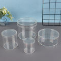 Acrylic Candy Box Transparent Plastic Round Cake Dessert Box Storage Containers Dounp. 
