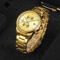 WWOOR Top Brand Watches Men Stainless Steel Business Date Clock Waterproof Chronograph Watch Men Luxury Sports Quartz Wristwatch 8844. 