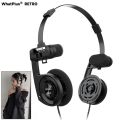 WhatPlus Retro Wireless Headphones Bluetooth 5.2 Classic Open Hifi On-ear Headset With Noise Reduction Mic For KOSS Porta Pro.