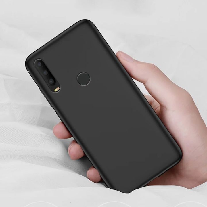 Black Soft Silicone Alcatel 3X 2019 4GB 64GB Case 6.52 Inch Soft TPU Good Quality Coque For Alcatel 3X 2019 6GB 128GB Cover