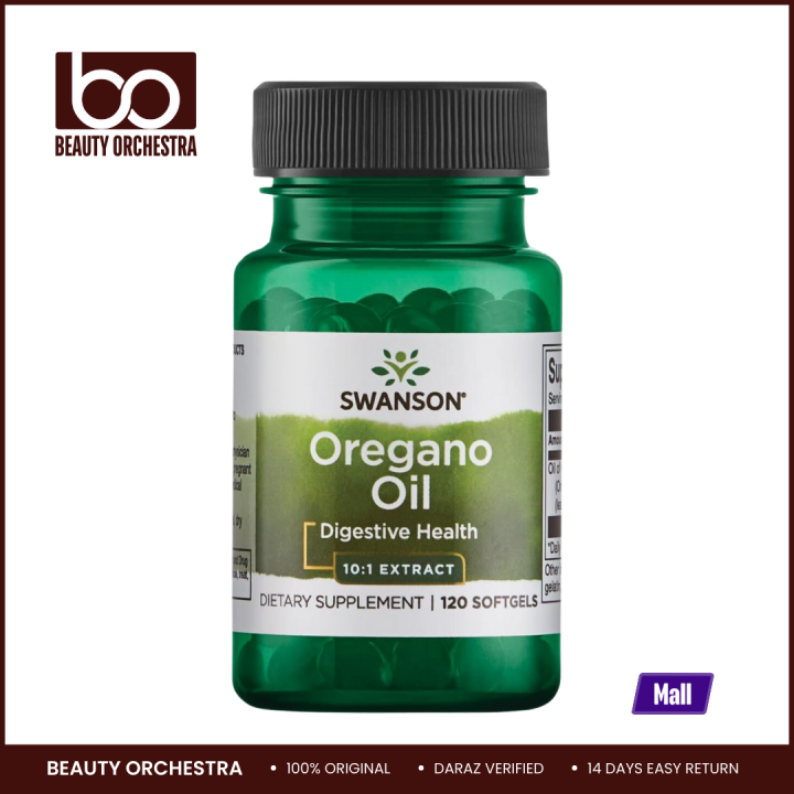 Swanson Oregano Oil 10:1 Extract - 120 Softgels