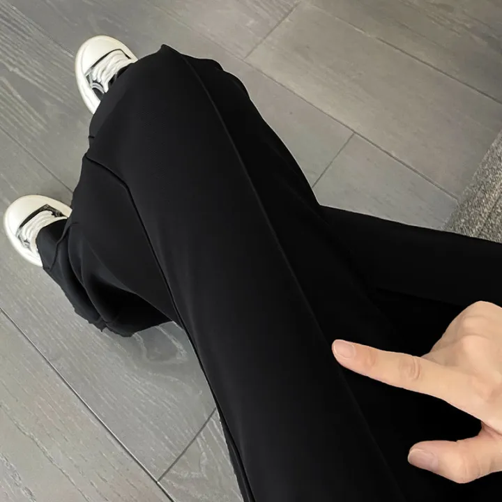 S-XXL%20Leisure%20Women%20Elastic%20Waist%20Pants%20Female%20Trousers%20Chic%20High%20Street%20Straight%20Wide%20Leg%20Long%20Suit%20Pants%202023%20Spring%20Summer%20-%20Image%204