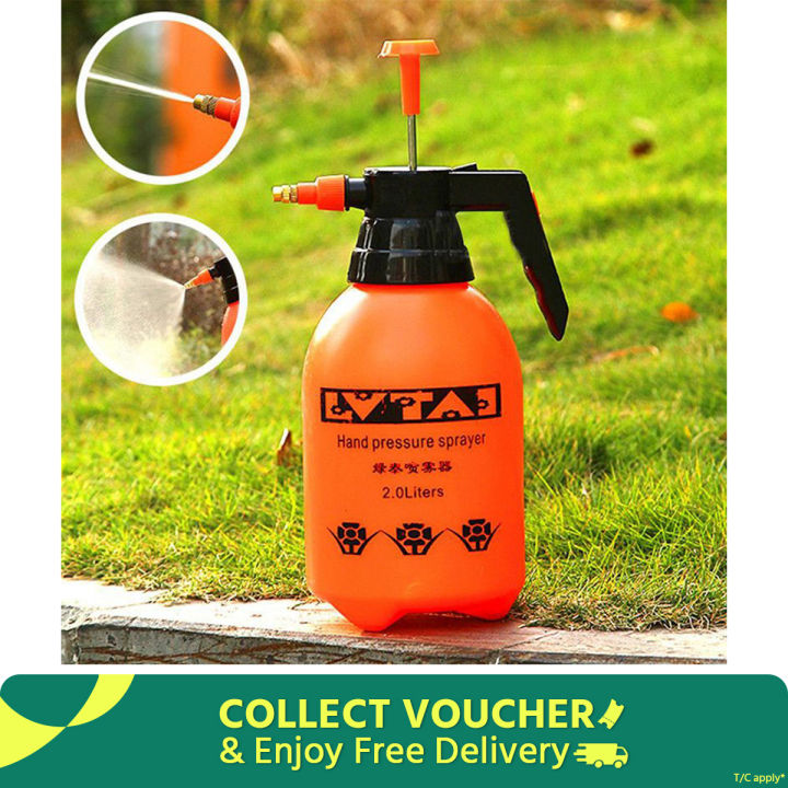 2L Bottle Water Sprayer, Pump Pressure Handheld Garden Spray Chemical/Water, Washing Car / Motor Bikes