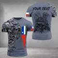 Chile Shirt Men's T-Shirt Tops 3D Printed Chilean Flag Tees Veteran Short Sleeve Male Summer O Neck Oversized Vintage Streetwear. 