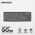 FANTECH GO K211 Smooth Typing Keyboard 104 Keys Spill Resistant Keyboard English And Bangla USB Wired Easy To Read Keys Computer Keyboard Ergonomics Keyboard For Office PC. 