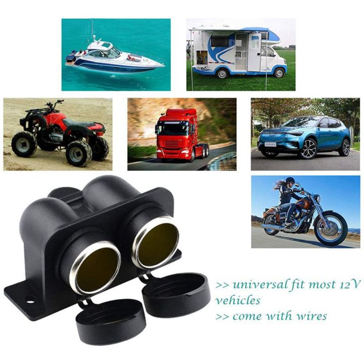 2X%20Lighter%20Socket%2012V%20Waterproof%20Dual%20Power%20Plug%20Outlet%20with%20Wire%20for%20Car%20Motorcycle%20Scooter%20Boat%20ATV%20Rv%20-%20Image%207