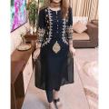 Unstitched High Quality Skin Print Cotton Three Piece Set for Women Fashionable, Comfortable, Stylish, New Collection.