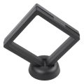 2X Square 3D Albums Floating Frame Holder Coin Box Jewelry Display Show Case, 9X9cm (With Base). 