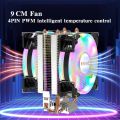 CPU Air Cooler X79 X99 3Pin PWM 4Pin Quiet Processor Cooling Fan For Intel LGA 1151 1155 1200 1700 2011 AMD AM3 AM4 PC Radiator. 