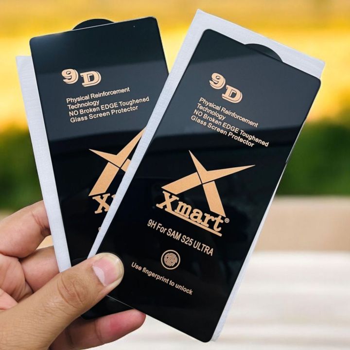 Samsung Galaxy S25 Ultra Screen Protector Xmart Premium Full Tempered No Broken Edge Toughened Glass Screen Protector Samsung S25Utra Gorila Glass